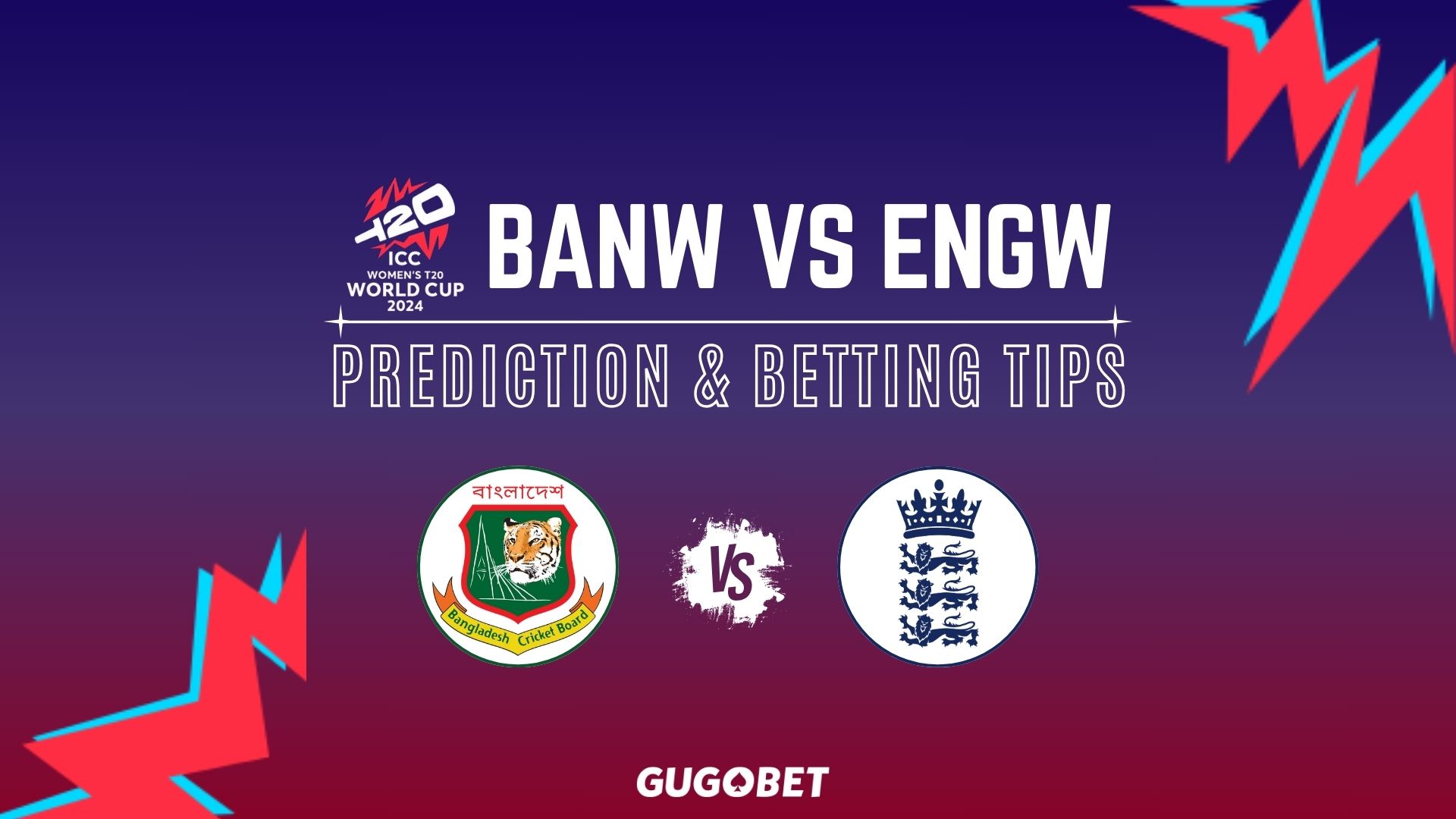 WT20 WC 2024 BANW vs ENGW Prediction & BETTING Tips