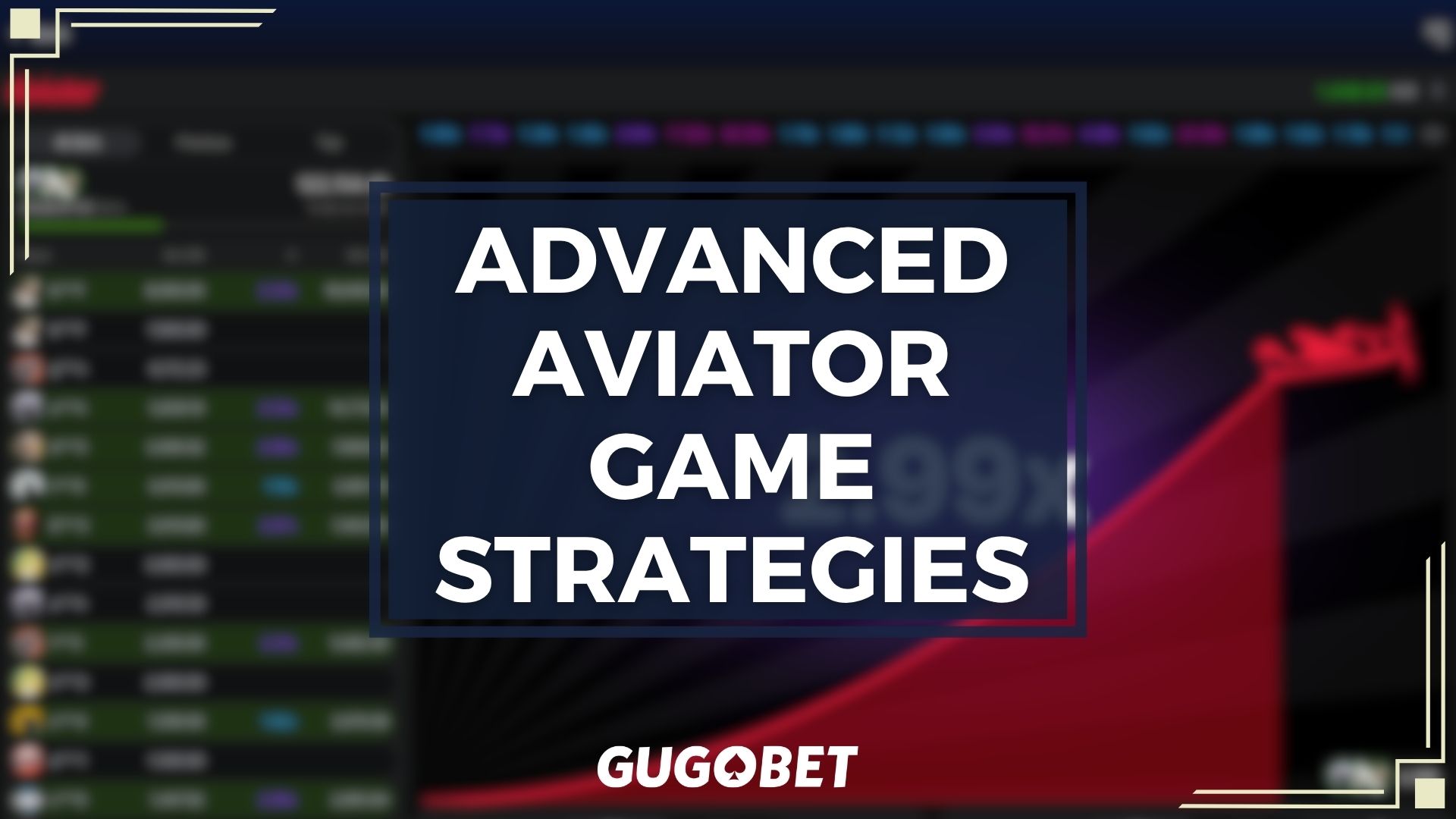 cover image for Aviator game winning strategy blog. The background has the Aviator gaming interface with the blog title in the front.