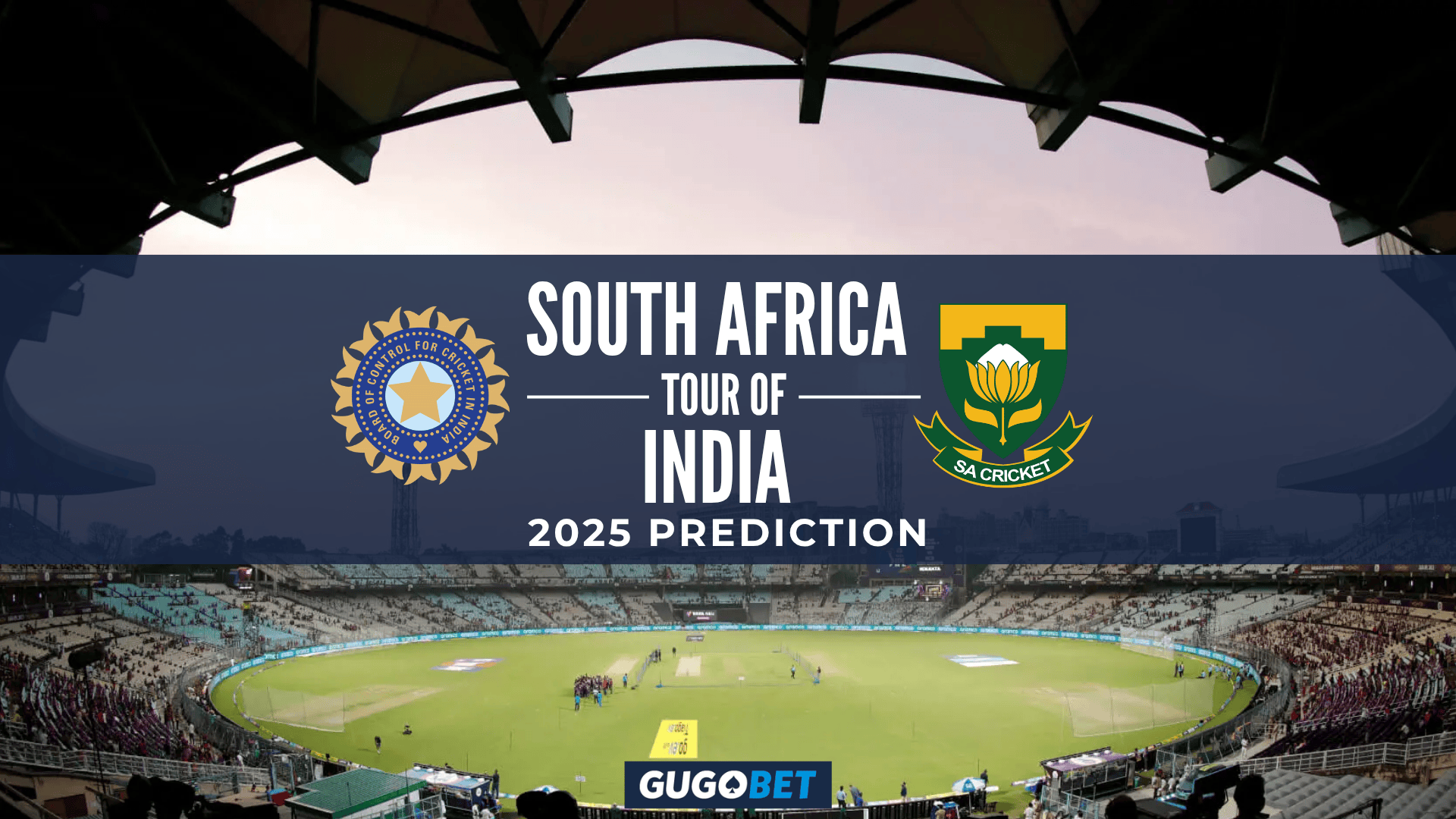 Promotional image of South Africa Tour of India 2025 predictions